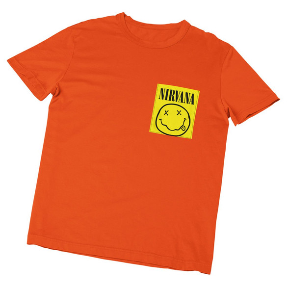 Koszulka z kieszonką NIRVANA SMILE
