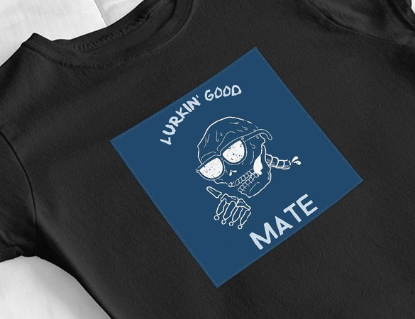 Bluzka damska z naszywką Lurkin' good mate