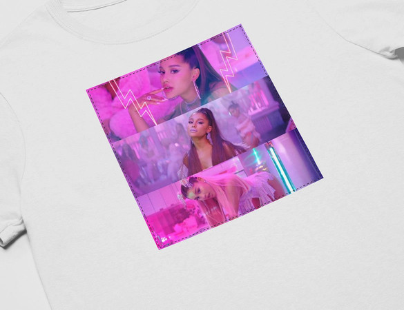 Koszulka z naszywką ARIANA GRANDE 03