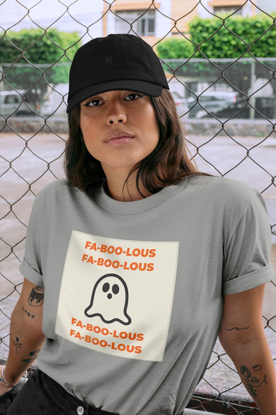 Koszulka z naszywką FA-BOO-LOUS