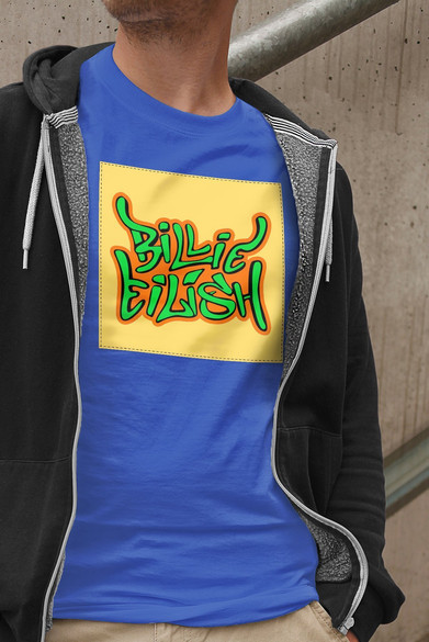 Koszulka z naszywką Billie Eilish 04