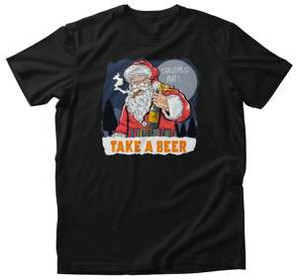 Koszulka świąteczna christmas party św. Mikołaj