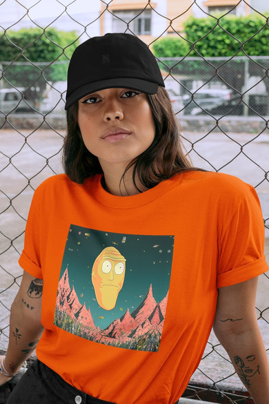 Koszulka z naszywką Rick and Morty 05