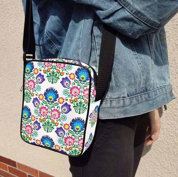 Torba Listonoszka Wzory Łowickie 01 Dodaj Napis!