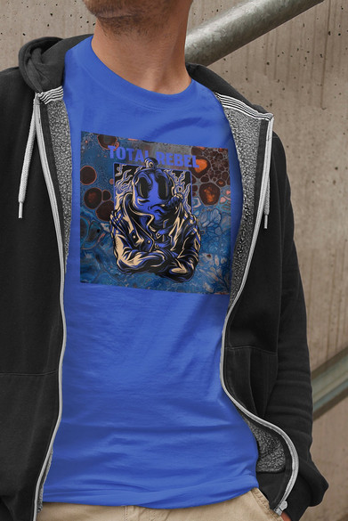 Koszulka z naszywką TOTAL REBEL