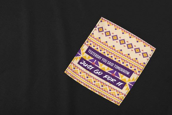 Koszulka z kieszonką JUST GO FOR IT. 03