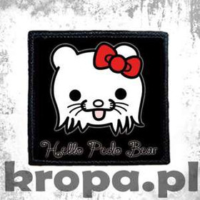Naszywka HELLO PEDO BEAR