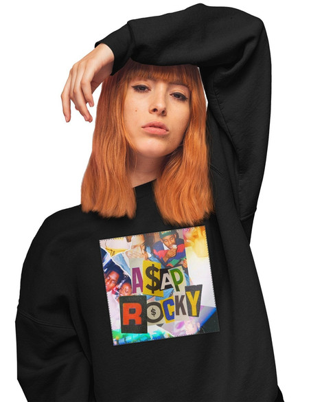 Bluza z naszywką Asap Rocky collage