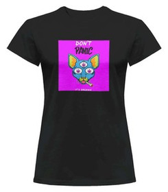 Bluzka damska z naszywką Don't panic is organic