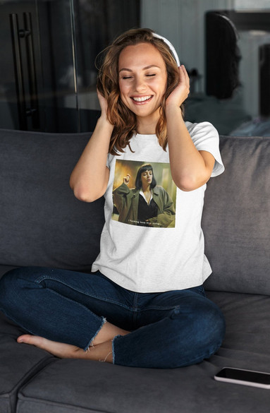 Bluzka damska z naszywką Uma Thurman Song