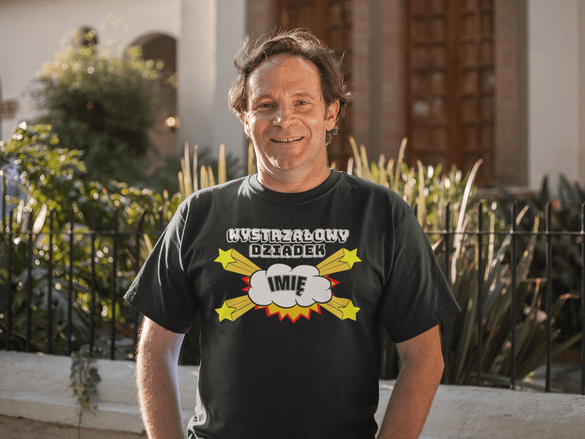 Koszulka na Dzień Dziadka Wystrzałowy DZIADEK+imię