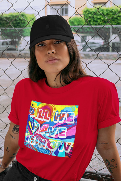 Koszulka z naszywką All we have is now