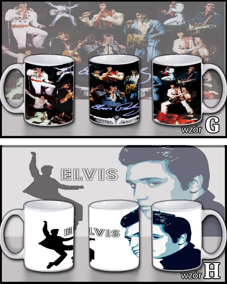 ELVIS PRESLEY Zestaw poduszka kubek WZORY+GRATIS