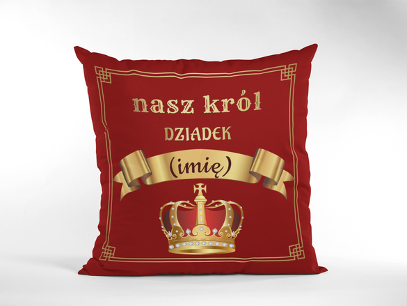 Poduszka na Dzień Dziadka. Magnes i Imię GRATIS!