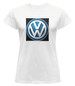 Bluzka damska z naszywką Volkswagen logo black