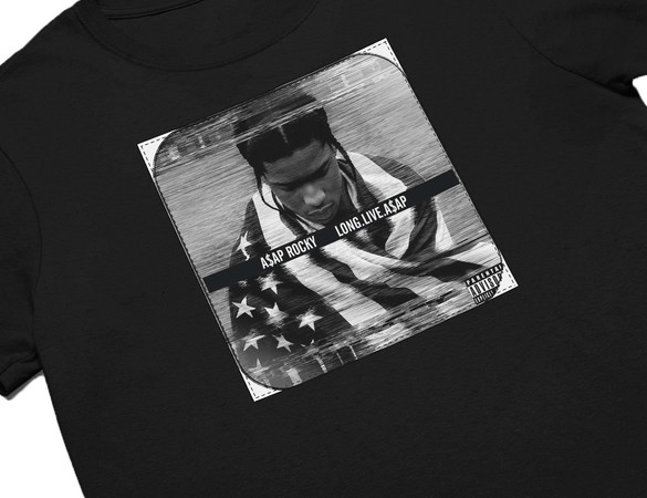 Koszulka z naszywką Asap Rocky Long.Live.