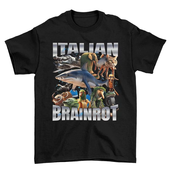 Koszulka Italian Brainrot Ekipa Stworków włoskich brainrotów