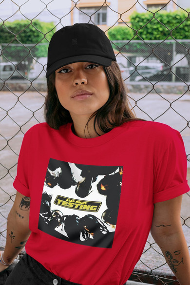 Koszulka z naszywką Asap Rocky Testing