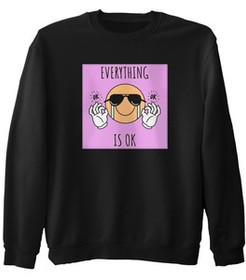Bluza z naszywką Everything is OK