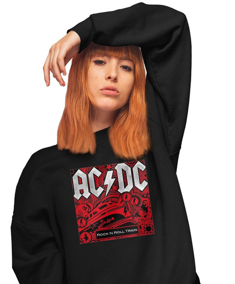Bluza z naszywką AC/DC...Train...