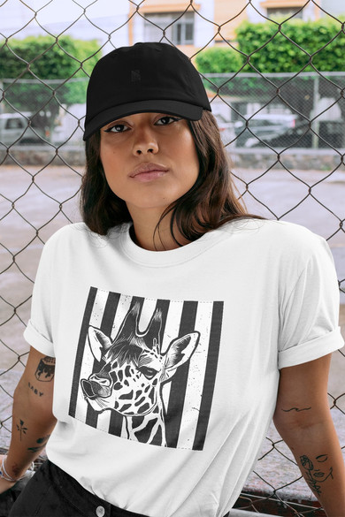 Koszulka z naszywką Giraffe/ żyrafa