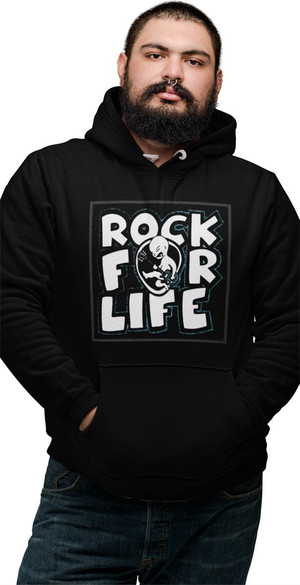 Bluza z naszywką ROCK FOR LIVE