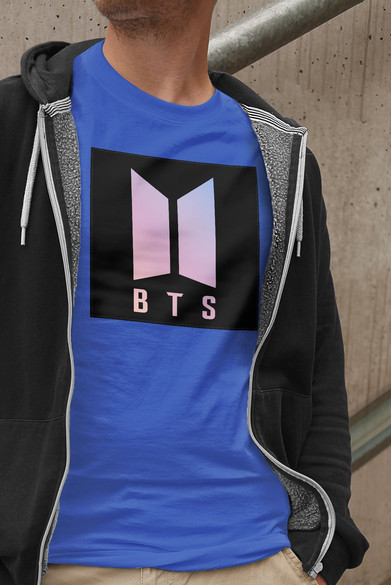 Koszulka z naszywką BTS LOGO