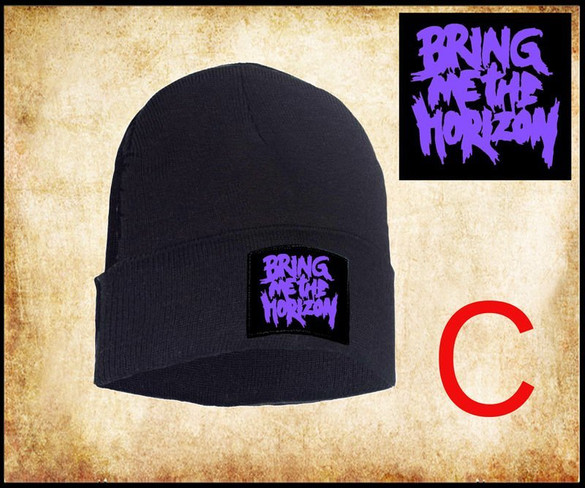 Czapka zimowa z naszywką BRING ME THE HORIZON