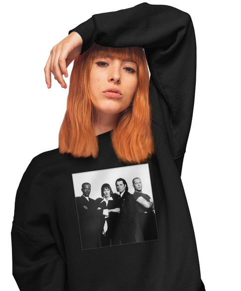 Bluza z naszywką Pulp Fiction Squad 01