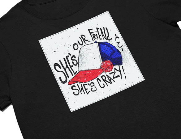 Koszulka z naszywką Stranger Things Cap