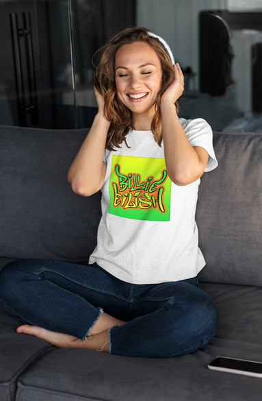 Bluzka damska z naszywką Billie Eilish 05