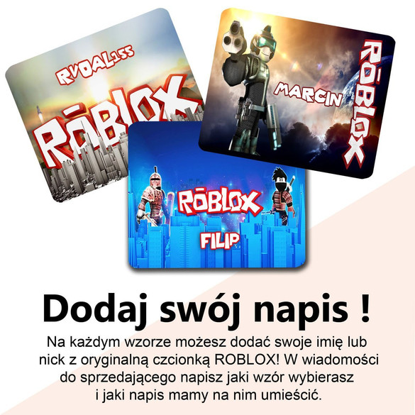 Podkładka pod mysz ROBLOX  DUŻA 60x40cm