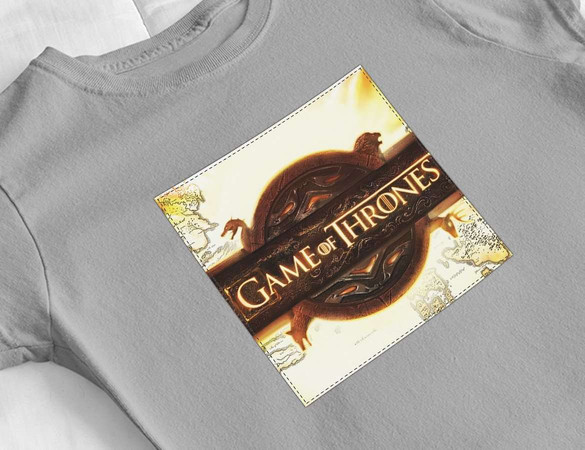 Bluzka damska z naszywką Game of Thrones logo