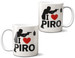 Kubek dla strzelca I LOVE PIRO