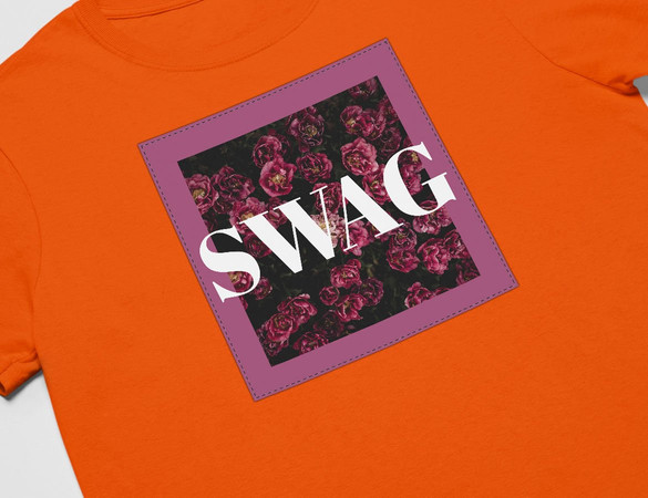 Koszulka z naszywką SWAG