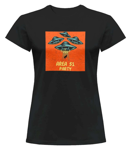 Bluzka damska z naszywką Area 51 Party