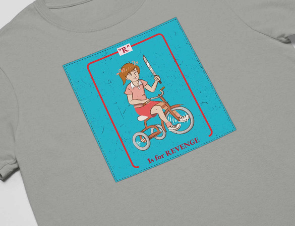 Koszulka z naszywką Is for revenge