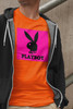 Koszulka z naszywką PLAYBOY logo