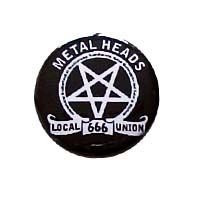 Przypinka METAL HEADS