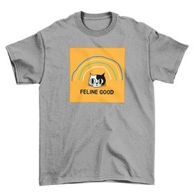 Koszulka z naszywką Feline good