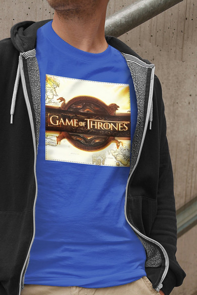 Koszulka z naszywką Game of Thrones logo