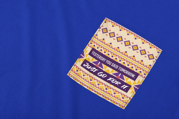 Koszulka z kieszonką JUST GO FOR IT. 03