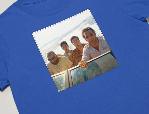 Koszulka z naszywką Kac Vegas squad 01