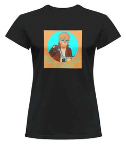 Bluzka damska z naszywką Ride to the wild