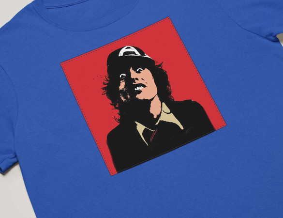 Koszulka z naszywką AC/DC Angus Young