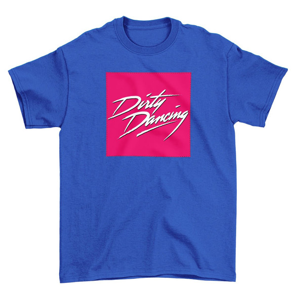 Koszulka z naszywką Dirty Dancing logo pink