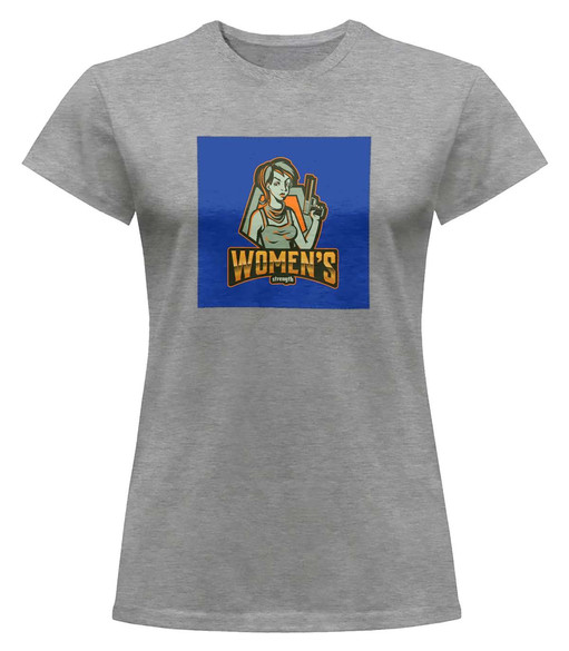 Bluzka damska z naszywką WOMEN