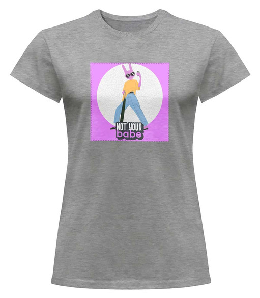 Bluzka damska z naszywką Not your baby