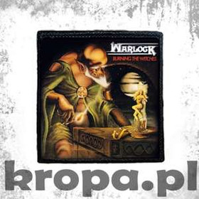 Naszywka WARLOCK - BURNING THE WITCHES