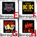 Naszywka AC/DC 8 X 8 cm Dużo Wzorów!